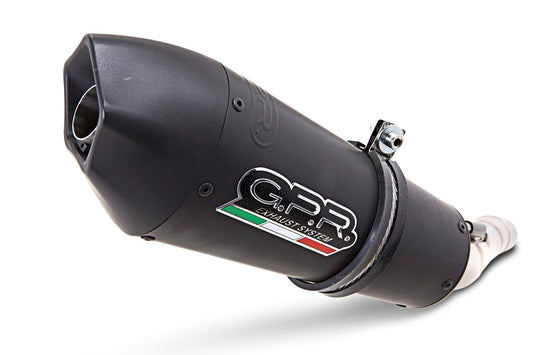 GPR Exhaust System Ducati Hyperstrada 821 2013-2016, Gpe Ann. Black titanium, Slip-on Exhaust Including Removable DB Killer and Link Pipe  D.111.GPAN.BLT