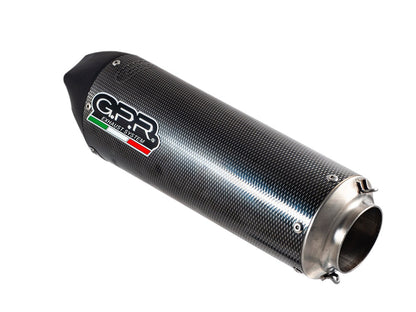 GPR Exhaust System Ducati Hypermotard 821 2013-2016, Gpe Ann. Poppy, Slip-on Exhaust Including Removable DB Killer and Link Pipe  D.111.1.GPAN.PO