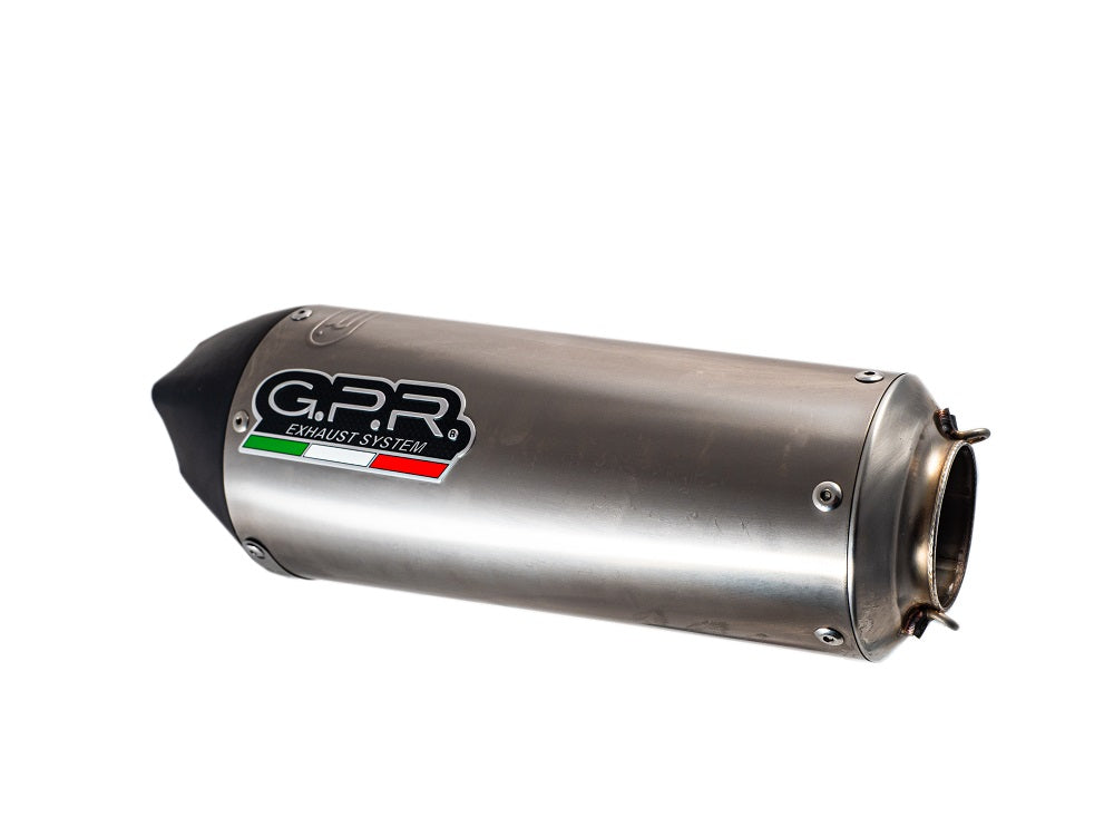 GPR Exhaust System Ducati Hypermotard 821 2013-2016, Gpe Ann. titanium, Slip-on Exhaust Including Removable DB Killer and Link Pipe  D.111.1.GPAN.TO