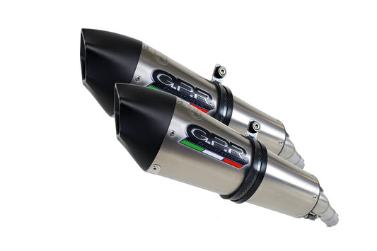GPR Exhaust System Ducati 999 2002-2008, Gpe Ann. titanium, Dual slip-on Including Removable DB Killers and Link Pipes  D.58.GPAN.TO
