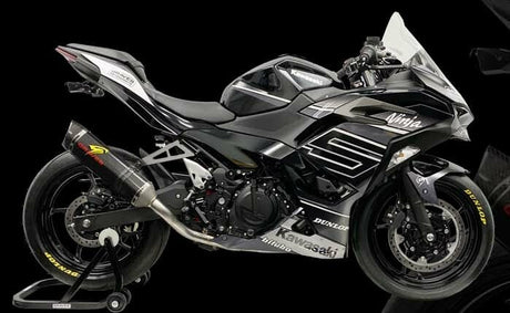Sistema de escape completo Graves motorsports ninja EX400 2018-2023 / Z400 2018-2023 EXK-18EX4-FSCW2