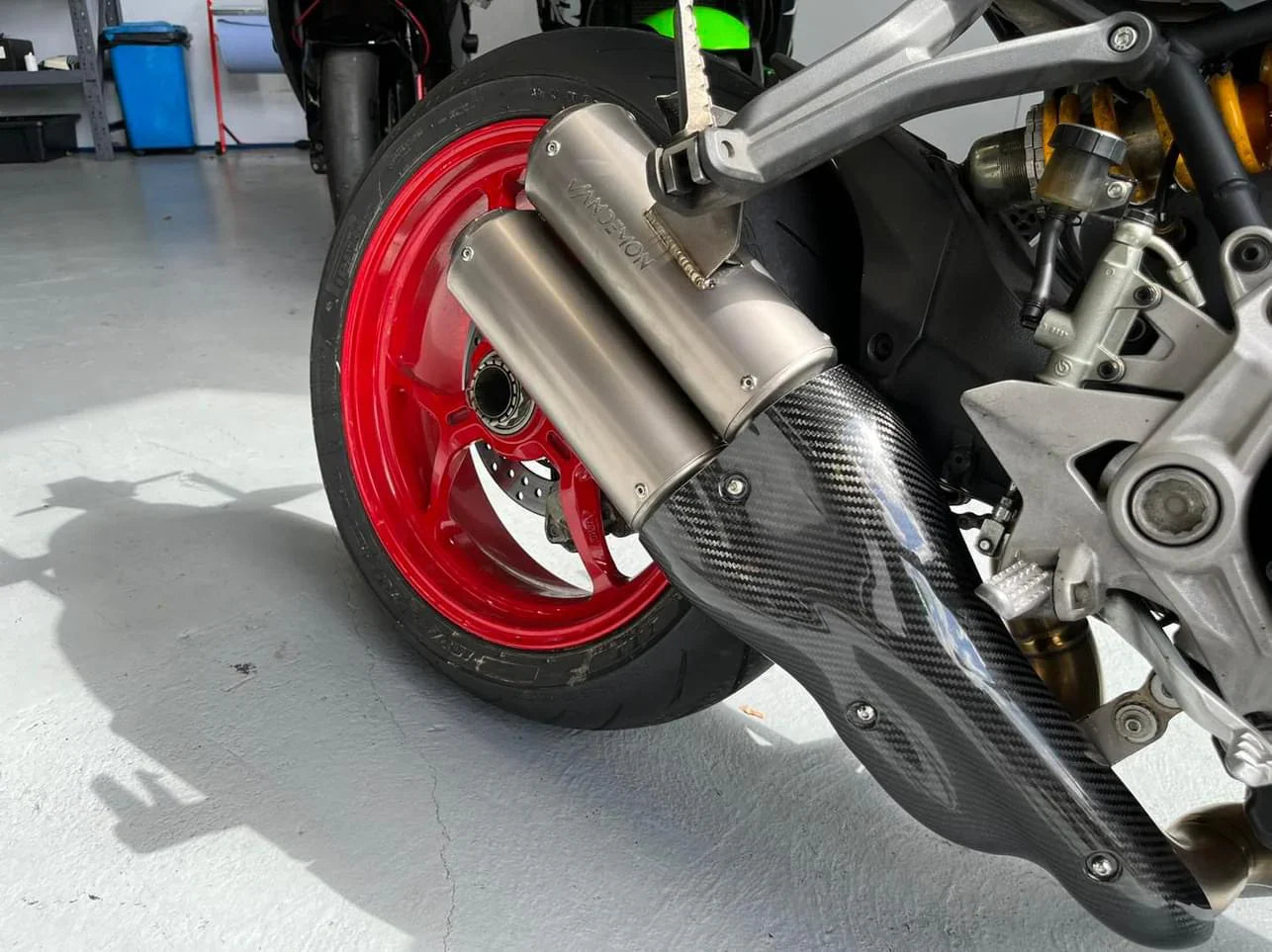 Vandemon  Ducati Supersport 939 Side Mount Titanium Exhaust System 2017-20 DUC939STIEXHSYA