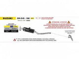 Arrow  72213PD + 72674AKN Arrow full system DR-Z4S/DR-Z4SM 2025/2026 Explorer Aluminium Dark Slip On and header