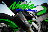 Austin Racing  V3 250mm Black   SLIP-ON COMPLIANT & RACE exhaust for 2023- 2025  KAWASAKI ZX4R/RR