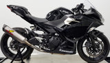 Graves Motorsports Cat Back Slip-On Exhaust Titanium Ninja  Ninja Ex /Z 400 2018-2023 / Ninja  500 / Z500 2024 -2025   Exk-18ex4-Cbst