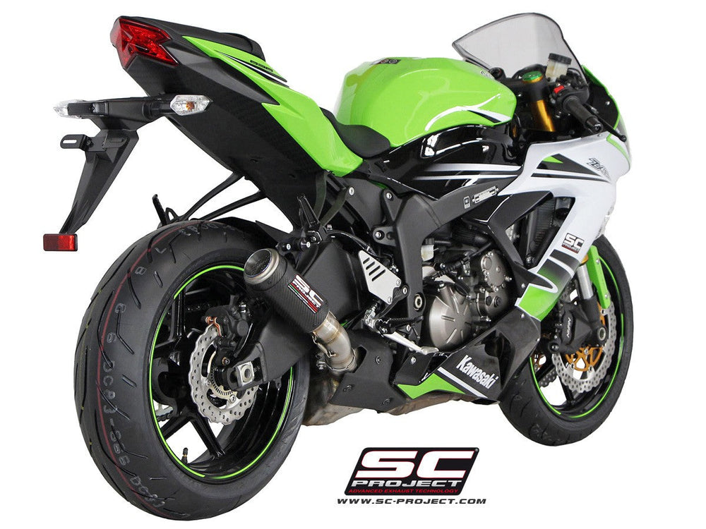 IN STOCK SC-Project slip on exhaust Ninja ZX-6R 636 / 2013-2025 K35-T36C