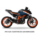 Austin Racing  GP1RS slip-on COMPLIANT & RACE EXHAUST   KTM DUKE 390 2024 SLIP-ON dB  AUR68