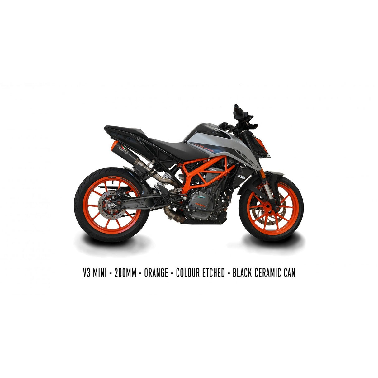 Austin Racing  V3 2021-2023 KTM DUKE 390 SLIP-ON dB COMPLIANT & RACE EXHAUST SYSTEMS AUR83