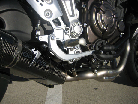 Graves Motorsports Full Exhaust System For Fz-07 2015-2017 / Mt-07 2018 + / Xsr700 2016-2023 / R7 2021-2023  Exy-14fz07-Ftc