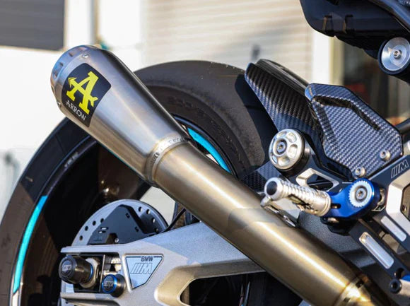 71206CP Arrow K63 S1000RR 20-25/M1000RR 23-24 Competition Evo Full Exhaust Titanium with STEEL headers