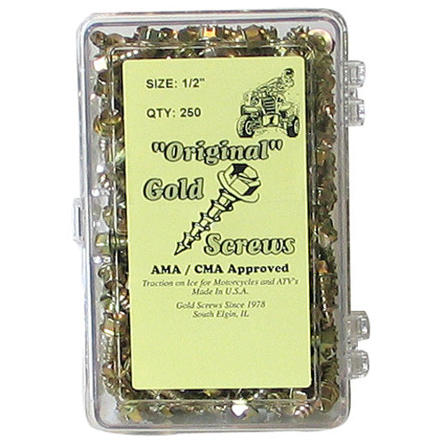 Gold Screws 1/2  (250) OGS12