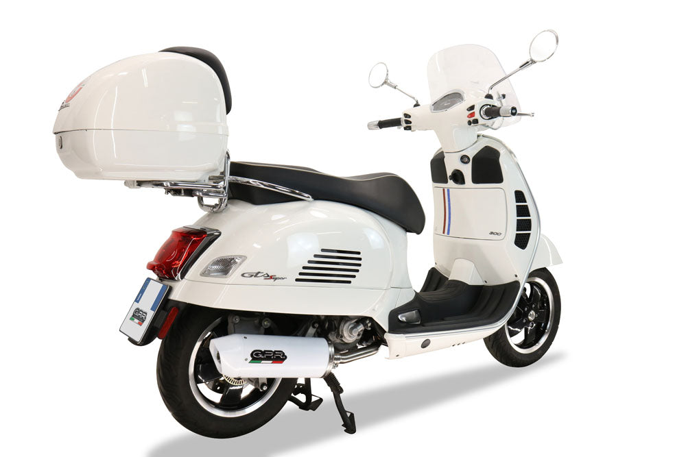 GPR Albus Ceramic, Racing Full System Exhaust for Piaggio Vespa 300 Gts /Gtv /Touring / Super 2019-2023  VESPA.RACE.ALB.1