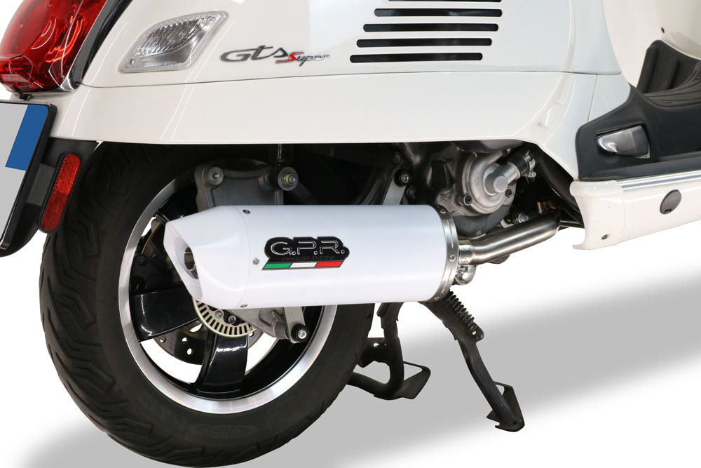 GPR Albus Ceramic, Racing Full System Exhaust for Piaggio Vespa 300 Gts /Gtv /Touring / Super 2019-2023  VESPA.RACE.ALB.1