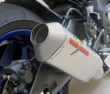 Graves  Cat Eliminator Titanium Exhaust 200mm Silencer R1 15-25 Exy-15r1-Cett-2