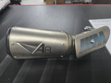Austin racing V3 titanium with black tip COMPLIANT & RACE  SLIP-ON 2020 - 2025 M 1000 R/RR  EXHAUST SYSTEM AUR43-stock