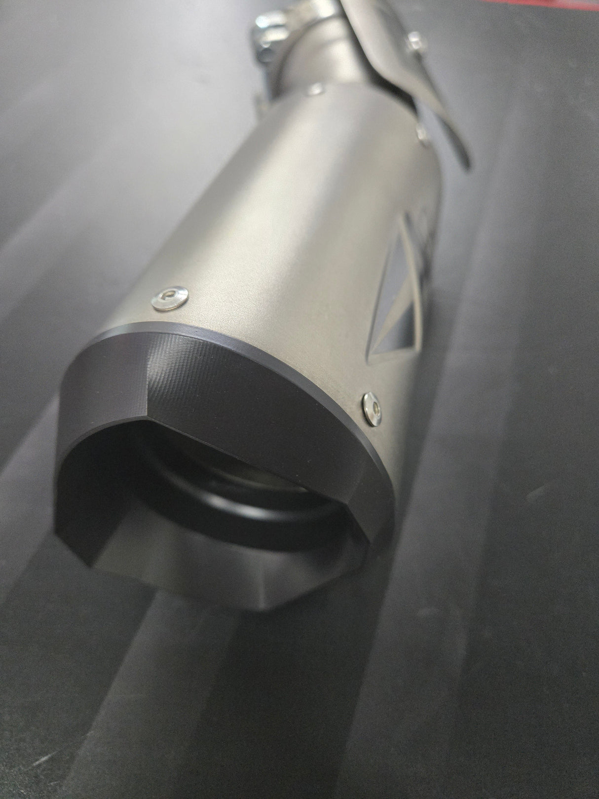 Austin racing V3 titanium with black tip COMPLIANT & RACE  SLIP-ON 2020 - 2025 M 1000 R/RR  EXHAUST SYSTEM AUR43-stock