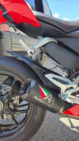 Austin Racing  V3 Slip On 2020 - 2024 PANIGALE V2 DE-CAT RACE EXHAUST SYSTEM  AUR4-V3
