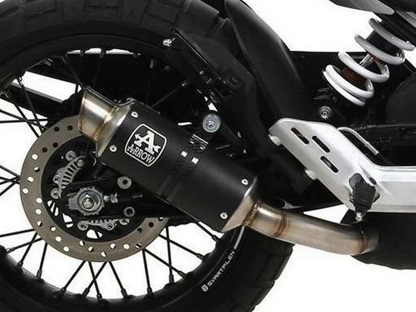 IN STOCK 72631gpi  Arrow Husqvarna Svartpilen 401 '20 Homologated Nichrom Dark Gp2 Exhaust With Welded Link Pipe