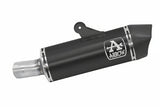 71925AKN  Arrow Maxi Race-Tech Slip-on Exhaust, Aluminum Dark for BMW R1250R/RS 19-20