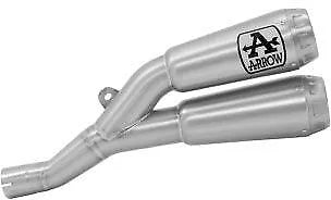 Arrow Pro-Race Double Exhaust, Nichrome for Honda CB1000R (2018-2024 71885PRI