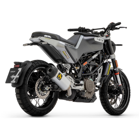 72631ak Arrow Husqvarna Svartpilen 401 2020-2024  Homologated Aluminum Indy Race Exhaust With Welded Link Pipe