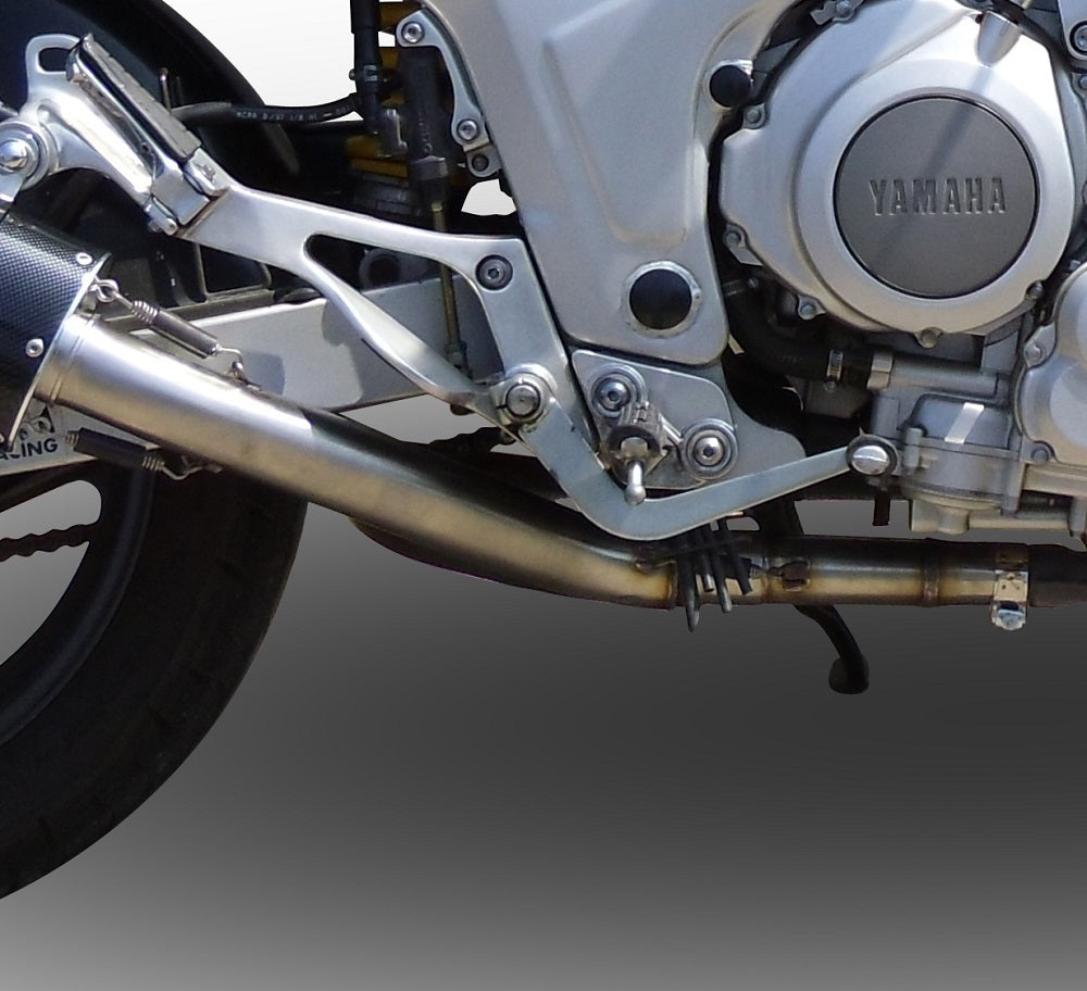GPR Exhaust System Yamaha Tdm 850 1991-2001, Furore Nero, Dual slip-on Including Removable DB Killers and Link Pipes  Y.37.FUNE