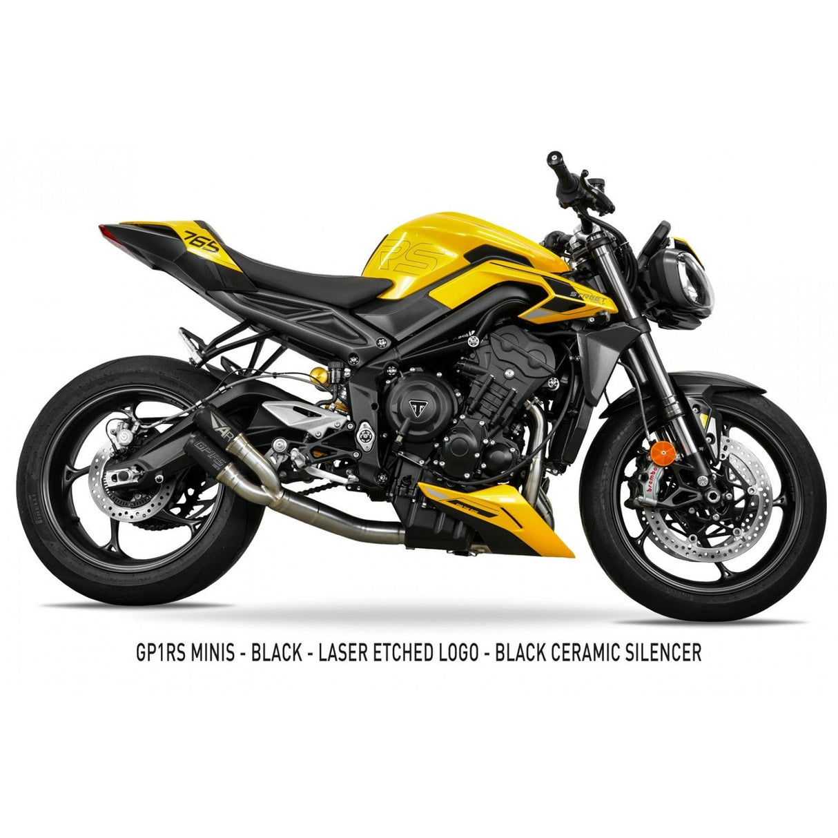 Austin Racing 2023 - 2025 TRIUMPH STREET TRIPLE 765 RS BOX-DELETE AND FULL RACE EXHAUST SYSTEM AR114