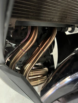 VANDEMON Kawasaki Z650 & Ninja 650 Vandemon Stainless Steel Exhaust System KAWANJA650SSBREXA VA-134