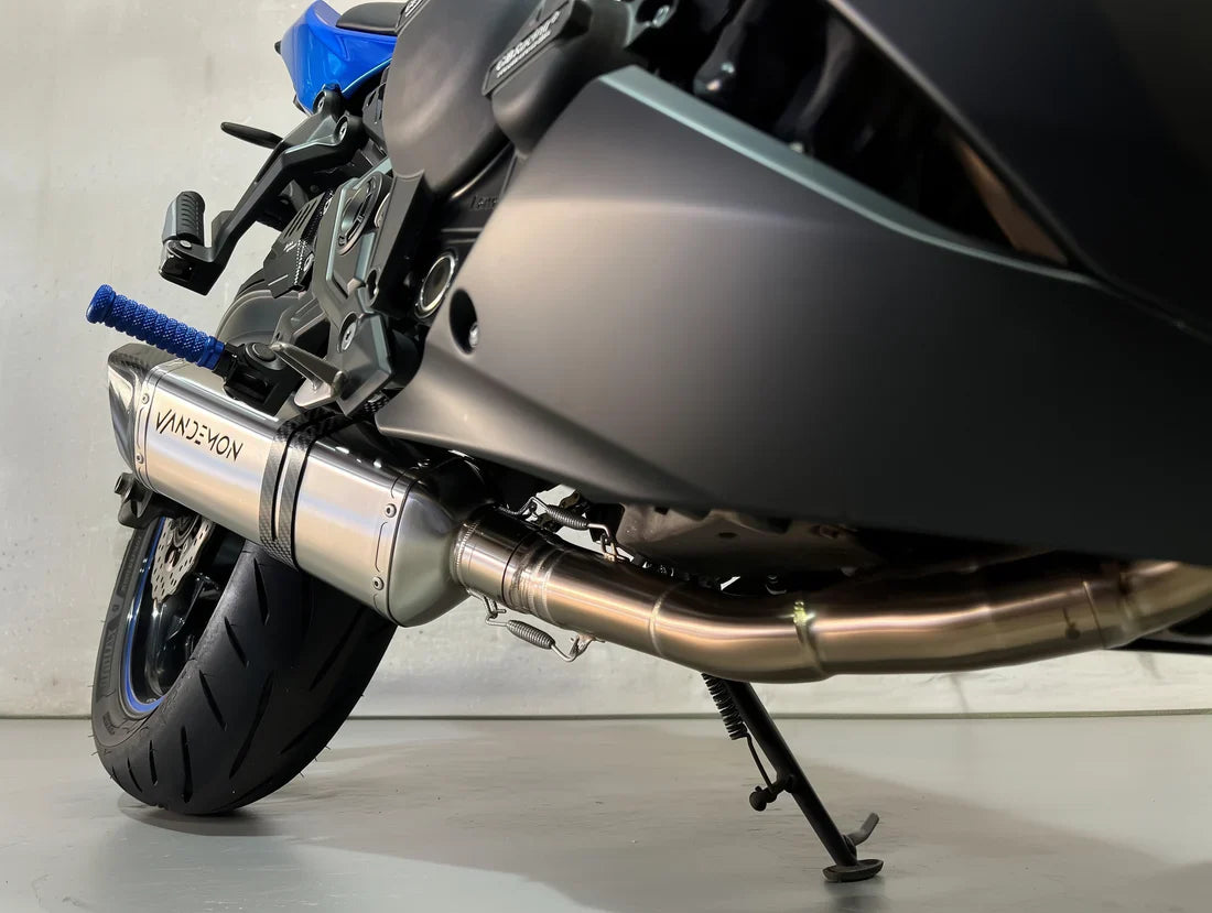 IN STOCK VANDEMON Kawasaki Z650 & Ninja 650 Vandemon Stainless Steel Exhaust System KAWANJA650SSBREXA VA-134