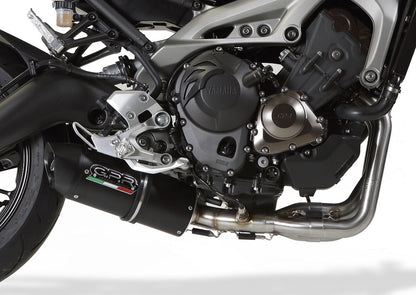 GPR Exhaust System Yamaha XSR900 2016-2020, Furore Evo4 Poppy, Full System Exhaust, Including Removable DB Killer  E4.CO.Y.186.DBHOM.FP4