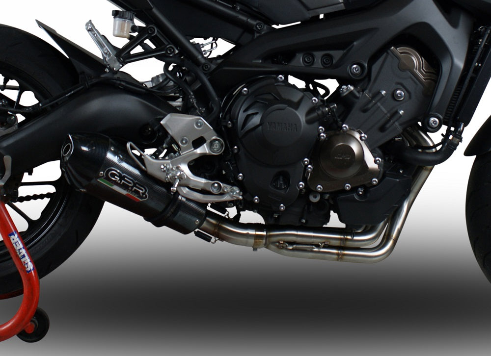 GPR Exhaust System Yamaha XSR900 2016-2020, Gpe Ann. Poppy, Full System Exhaust, Including Removable DB Killer  E4.CO.Y.186.DBHOM.GPAN.PO