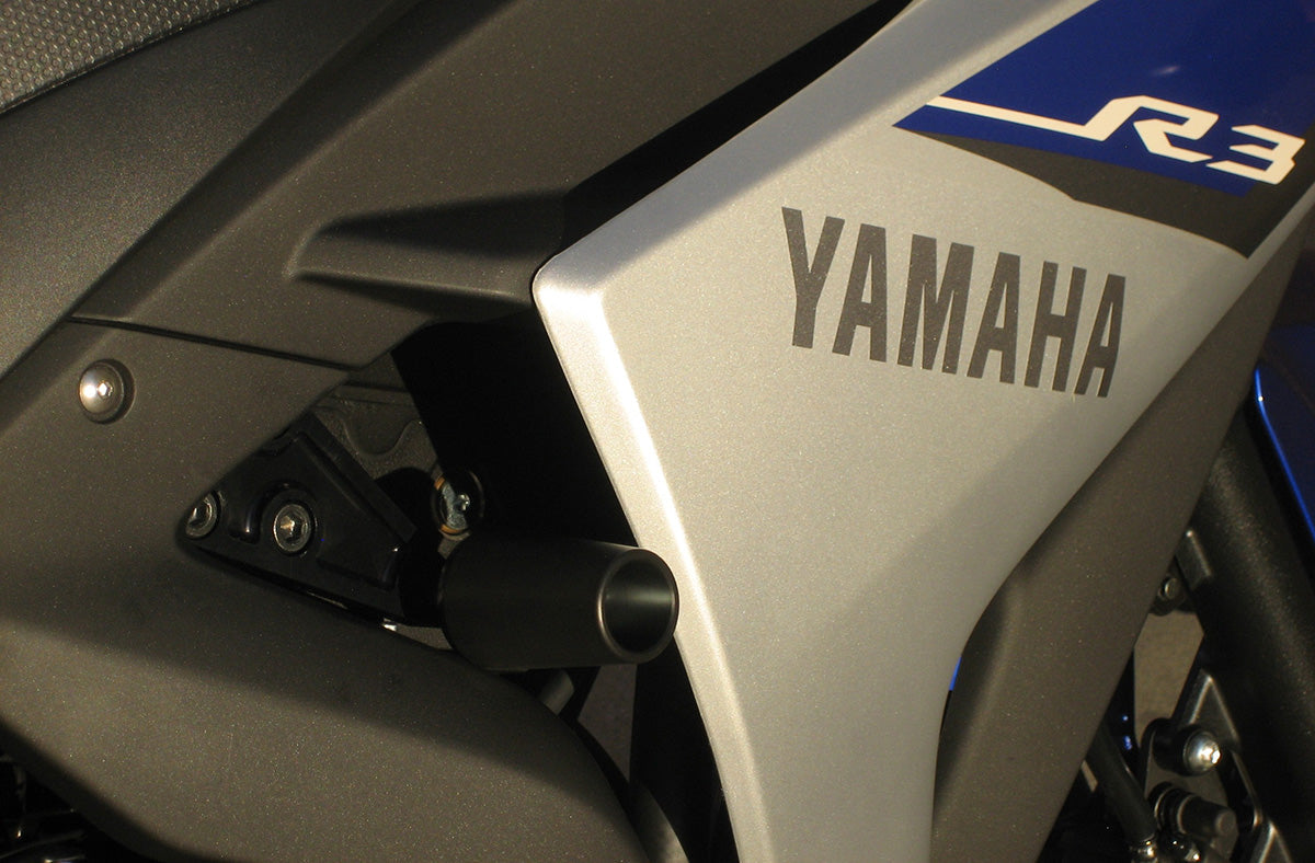 Graves motorsports yamaha r3 frame sliders