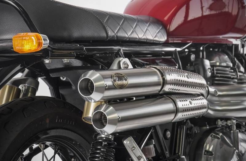 ZARD Exhaust Flat Full System Royal Enfield Interceptor / Continental GT 2019- 2024 ZRE537S00SSR