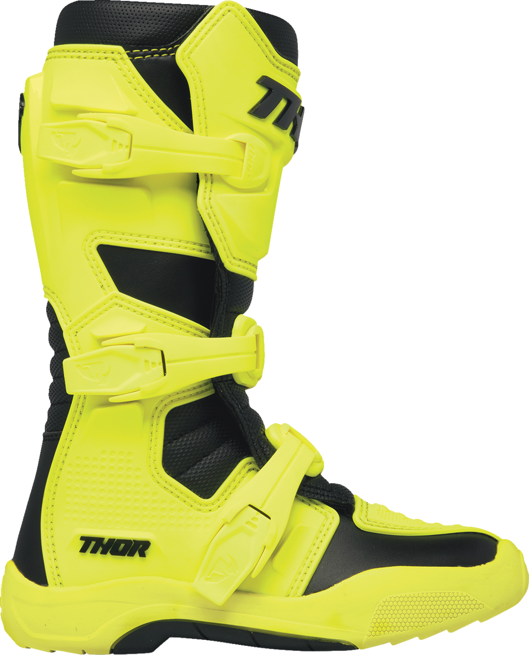 THOR Youth Blitz XR Boots - Acid/Black - Size 1 3411-0759