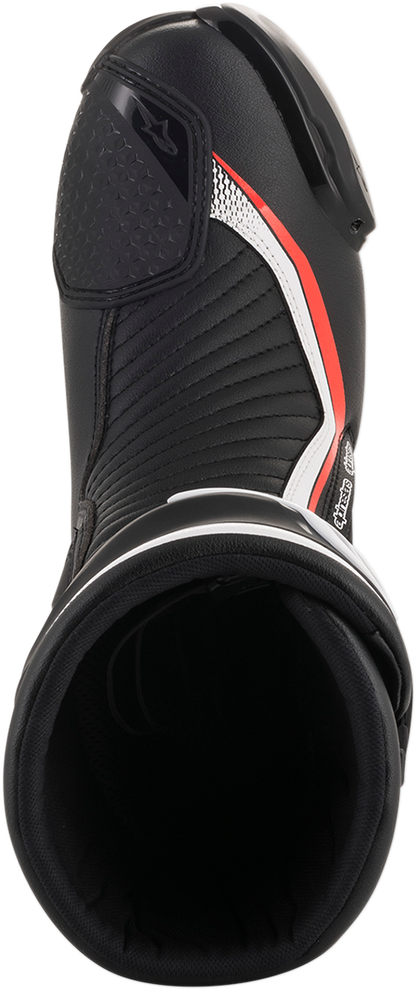 ALPINESTARS SMX+ Boots - Black/White/Red Fluorescent - US 7.5 / EU 41 2221019-1231-41