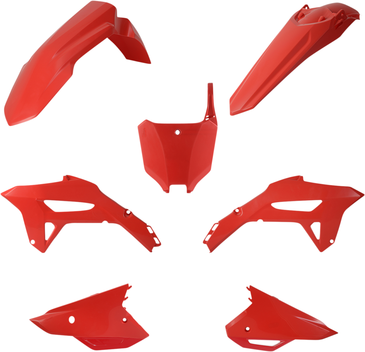 CYCRA Plastic Body Kit - Red  CRF250R 2022-2023  / CRF450R 2021-2023  1CYC-9431-32