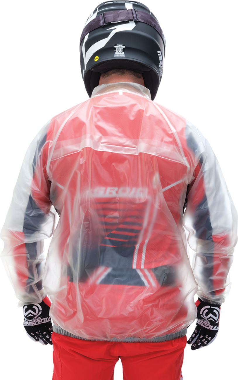 MOOSE RACING Rain Jacket - Clear - 3XL 2854-0376