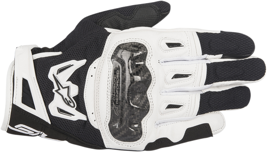 ALPINESTARS SMX-2 Air Carbon V2 Gloves - Black/White - Large 3567717-12-L