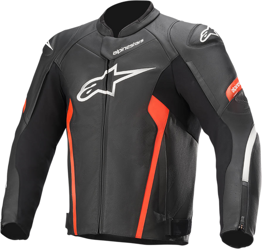 ALPINESTARS Faster v2 Leather Jacket - Black/Red - US 44 / EU 54 3103521-1030-54