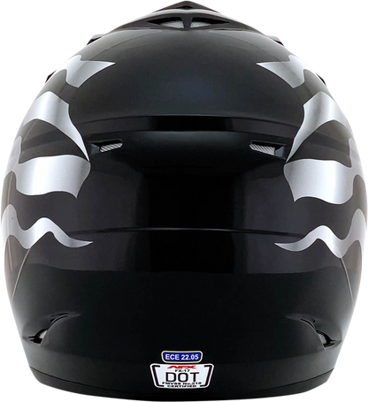 AFX FX-17 Helmet - Flag - Stealth - XL 0110-2366