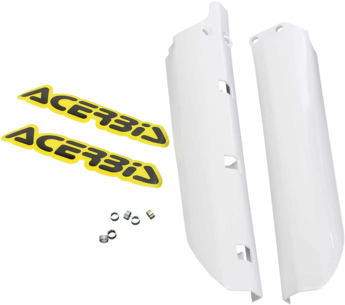 ACERBIS Lower Fork Covers - White 2404730002