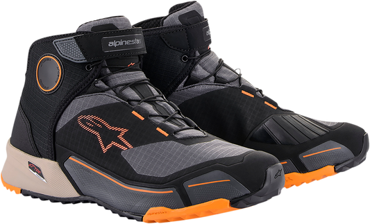 Zapatos ALPINESTARS CR-X Drystar - Negro/Marrón/Naranja - US 11.5 26118201284-115 