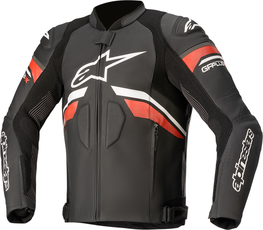 ALPINESTARS GP Plus R v3 Rideknit Leather Jacket - Black/White/Red - US 50 / EU 60 3100321-1304-60