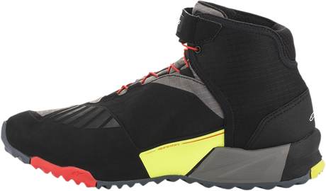Zapatos ALPINESTARS CR-X Drystar - Negro/Rojo/Amarillo Fluorescente - US 8 261182015388 