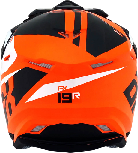 AFX FX-19R Helmet - Racing - Matte Orange - Medium 0110-7084