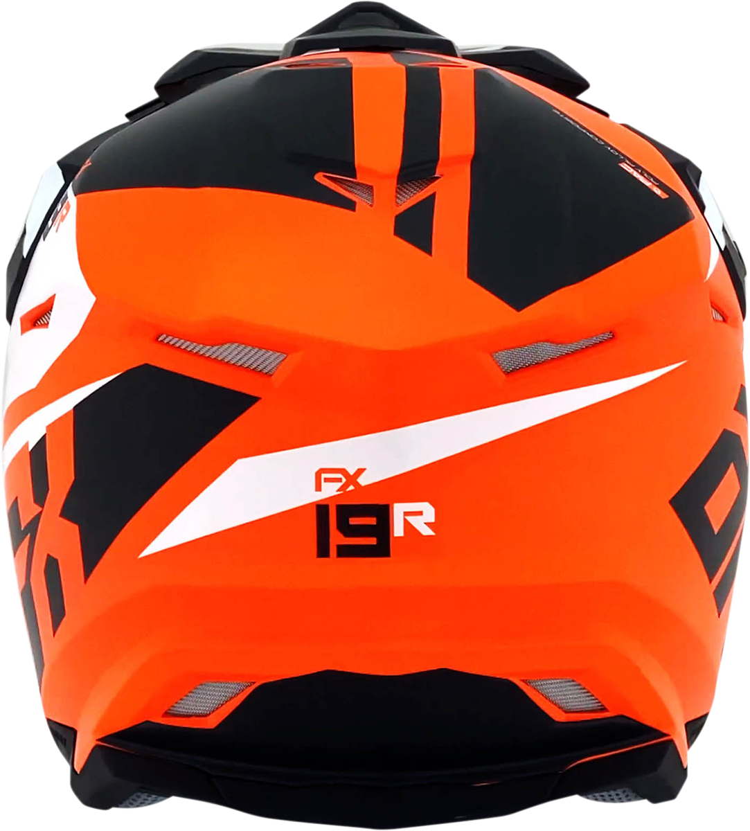 AFX FX-19R Helmet - Racing - Matte Orange - Large 0110-7085