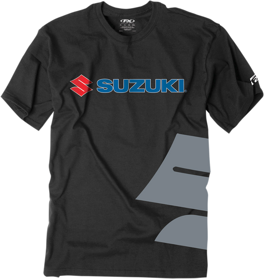 Camiseta FACTORY EFFEX Suzuki Big S - Negro - Mediano 15-88470 