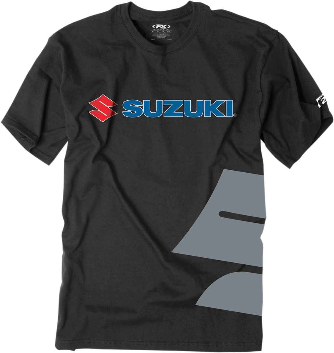 Camiseta FACTORY EFFEX Suzuki Big S - Negro - 2XL 15-88476 