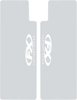 FACTORY EFFEX Protector de horquilla - FX Transparente/Blanco 06-38010 