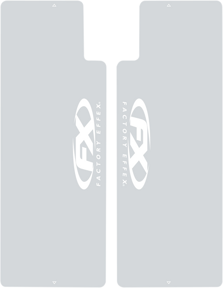 FACTORY EFFEX Protector de horquilla - FX Transparente/Blanco 06-38010 